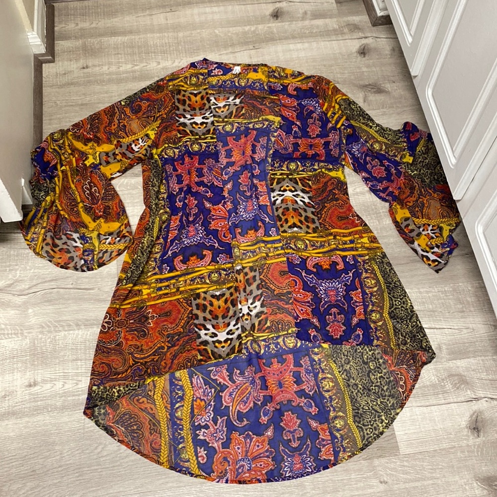Live 4 Truth Mix Print Sheer Kimono